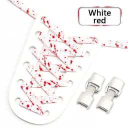 Stylish No Tie Elastic Shoelaces for Sneakers Effortlessly Unique Shoe Lace Splash Ink Flat Shoe Laces Design Suitable All Ages