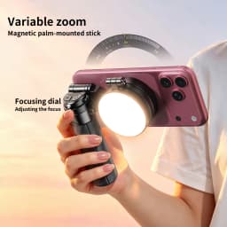 Pocket Dual-Sided Magnetic Selfie Stick  Cell Phone Stand Extendable Tripod with Remote Control for iphone 17 16 Pro Max Huawei