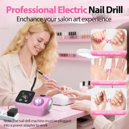 45000RPM Professional Electric Nail Drill Machine With LED Display Low Noise  Nail Sander For Home Manicure Salon Use
