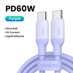 UGREEN Multicolor 100W 60W USB C Cable PD Quick Charge 3.0 4.0 Type C to C Charger Cord for Laptop iPhone 17 Samsung S25 Xiaomi