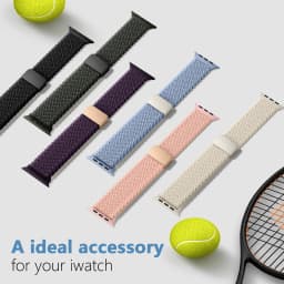 New Braided Strap For Apple Watch Bands 44 40 45 49 42 41 38mm Magnetic Snap Nylon Bracelet iWatch Series 11 9 5 6 8 7 SE Ultra3
