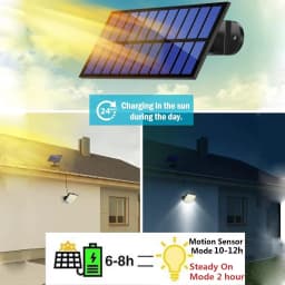 Solar Light Outdoor Super Bright Motion Sensor Solar Strong Power 234LED Garden Wall Lamp IP65 Waterproof 3 Working Mode