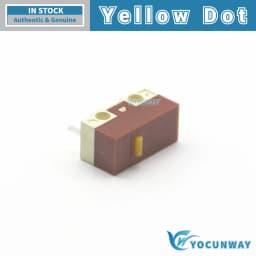 HUANO Silent Micro Switch 20M Clicks Lifespan Mute Button for Computer Mouse 3Pins 0.05A New Authentic Original