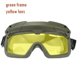 Tactical Glasses 2 Modes Airsoft Goggles Riding Eye Protection for Hiking Paintball Hunting Shooting Eyewear for FAST Helmets