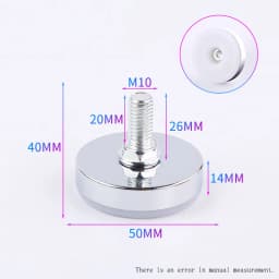 M6 M8 M10 Adjustable Leveling Chair Leg Feet Furniture Mat Screw-in Base Sofa Bed Cabinet Table Floor Protector Anti-slip Pad