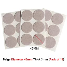 16 Styles Thicken Self Adhesive Felt Chair Leg Pads Floor Protectors Furniture Legs Table Leg Covers Round Bottom Anti-Slip Pads