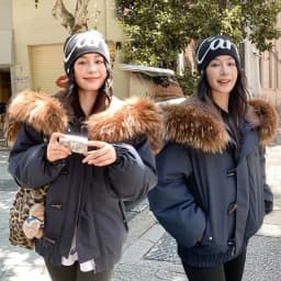 New Women's Down Cotton Jacket 2025 Thicken Long Sleeve Ladies Outerweat Warm Hooded Warm Loose Lady Winter Parka Coat