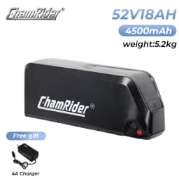 ChamRider Original Battery 48V 20AH 52V Ebike Battery 36V Hailong Max 50A BMS 350W 500W 750W 1000W 1500W 21700 Cell BBS02 BBS03