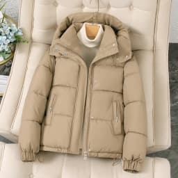 Women's Winter Cotton Jacket 2026 New down Cotton Coat Thickened Large Size Short Hooded Warm Popular Cotton Padded Coat