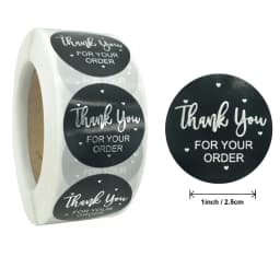 500pc Thank You for Your Order Stickers for Kids Gold Seal Label You've Got Great Taste Stationery Sticker Pretty Things Inside