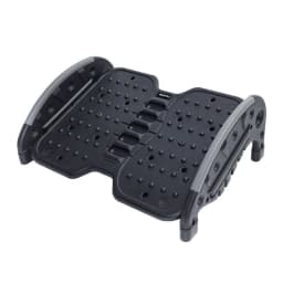 Foot Stool Under Desk Adjustable Desk Footrest Ergonomic Double Side Home Office Foot Rest Stool Black