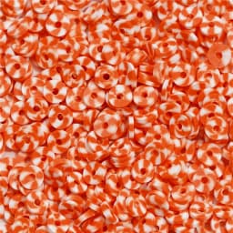 350Pcs/Lot 6mm Flat Round Polymer Clay Beads Loose Spacer Beads for Jewelry Making DIY Needlework Bracelet Necklace Earrings