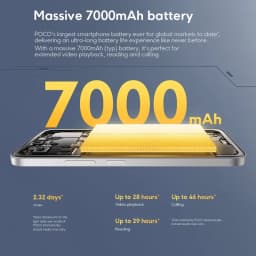 POCO M7 Smartphone Global Version Snapdragon 685 6.9-inch 144Hz FHD+ Display 7000mAh Battery 33W Charging 50MP Camera NFC