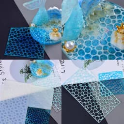 Crystal Water Wave Epoxy Resin Molds Ocean Wind Decor Wave Water Line For DIY Resin Epoxy Casting Mold Silicone Jewelry Making
