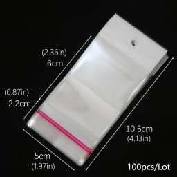 OPP self sealing transparent plastic bag, cellophane, self-adhesive packaging, jewelry, candy, cookies, gift packaging bag