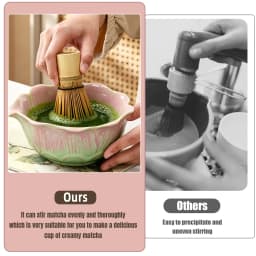 6PCS Japanese Matcha Tea Sets Flower Shaped Matcha Bowl Bamboo Matcha Whisk and Tea Scoop for Tea Lovers Gifts Tea-making Tools