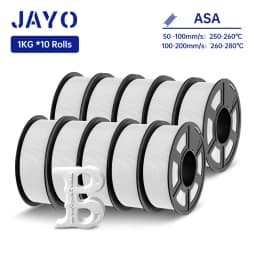 JAYO ASA / ABS Filament 1.75mm 1KG/Roll Low Temteratue Easy ABS 3D Printer Filament High Toughness 3D Printer Filament