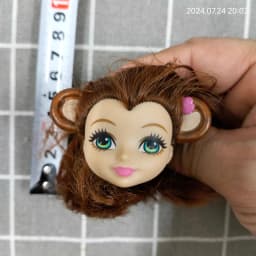 002 1/6 27cm doll head gift for girl collection toy with hair baby head make-up nuannuanmengwu dongcheng qibaoleyuan