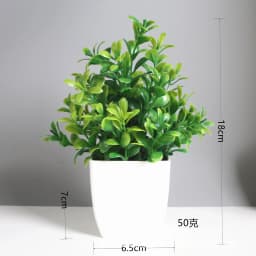 Wholesale OEM/ODM Artificial Mini Potted Plants Fake Sprayed Eucalyptus Plant in Pots House Plants for Home Office