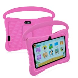 New 7 Inch Kids Android Tablets Quad Core 4GB+64GB ROM Cartoon Portable with Kids-Proof Protective Case Best Gift for Childre