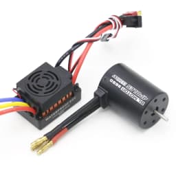 New Upgrade Waterproof 3650 3900KV RC Car Brushless Motor 60A ESC Programmer for 1/10 Remote Control Truck Car Motor