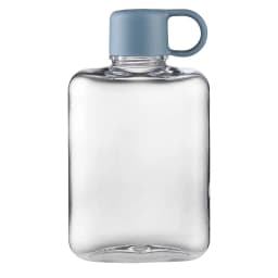 Water Botlte Flat Bpa Free Sport Clear Plastic Crystal Drinks Kettle Notebook Milk Juice Transparent Drinkware Birthday Gift