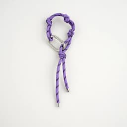 INS Handmade Nylon Rope Keychain DIY Personalized Pendant Rope Key Chain Y2K Korean Style Couple Climbing Rope Bracelet