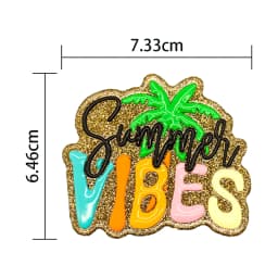 1/7pcs Bling Bling Bow Charms For Beach Bag Accessories Slippers Handbag Decoration Palm Beach Tote Bag Accessories