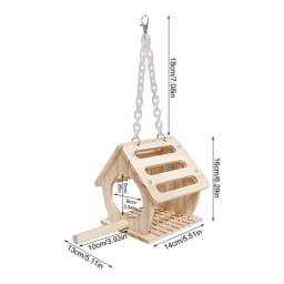 Bird Climbing Toys Folding Climbing Ladder Multi-purpose Beak Grinding Toys Bird Cage Accessories For Standing Climbing Resting
