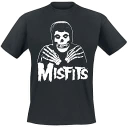 Splat Art Glow in The Dark Misfits T-Shirt Men Women Metal Rock Band Graphic Tee 100% Cotton Summer Streetwear Top