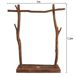 Wood Boutique Clothes Racks Drying Display Stylish Japandi Design Clothes Rack Hotel Modern Colgadores De Ropa Room Furniture