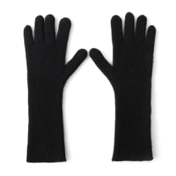 100% Cashmere Gloves Women's Knitted Solid Color Five Finger Gloves Fashion Mmen's and Women's Universal Long Gloves Warm Winter