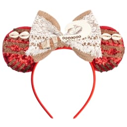 Fashion Moana Ears Headbands For Kid Hook Bow Maui Hair Accessories Women Frangipani Flowers Hairband Girl Spiral Conch Headwear