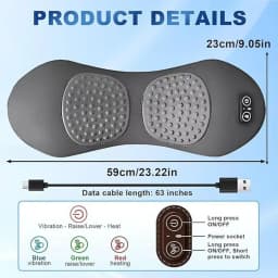 Back Pillow Bed Sleeping Waist Protection Pad Lying Flat Waist Relief Waist Support Heating Vibrating Electric Massage Pillow