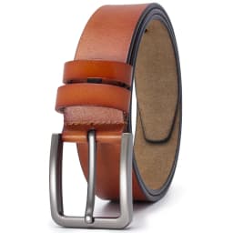 2025 Men Belts Pin Buckle Metal Automatic Buckle Belt Genuine Leather Male Belt Strap Male Black Coffee Brown WaistBelts for Men