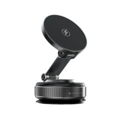 Magnetic Wireless Charger Holder Vacuum Phone Stand for Magsafe iPhone 16-12 Pro Max 360° Adjustable Suction Cup Car Dashboard