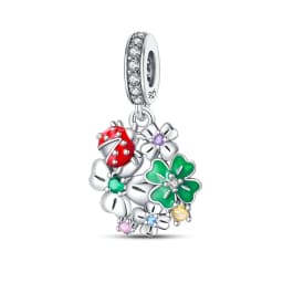 925 Silver Color Fashion Squirrel Maple Leaf Honey Autumn Series Charms Bead Fit 3mm 925 Original Bracelets Fine DIY Jewelry