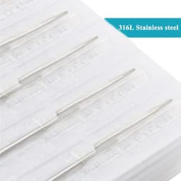 50/100pcs Tattoo Needles 0.35mm RL RS RM M1 Stainless Steel Tattoo Needle For Tattoo Tips Machine Supplies