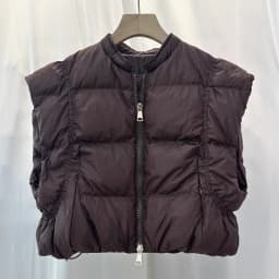 White Duck down Vest Short Style Design Sensation European Goods High Waist Fly Shoulder Winter Design Commute Style