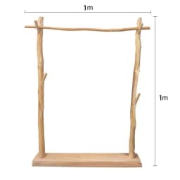 Wood Boutique Clothes Racks Drying Display Stylish Japandi Design Clothes Rack Hotel Modern Colgadores De Ropa Room Furniture