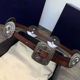 Antique silver metal decorative first-layer cowhide belt, punk style metal thin belt, women's genuine leather pants belt, small