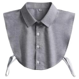 Fake Collar Universal Fake Collar For Men And Women Shirts Dickey Half False Blouse Dickey Tops Solid Color Easy Match Business