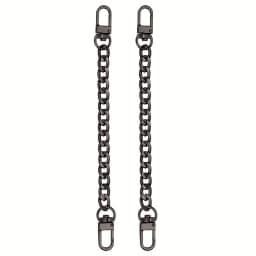 2Pcs Bag Extender Chain Gold Purse Chain Short Purse Strap Flat Handbag Replacement Extender Strap Short Bag Chains