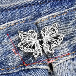 Clothing Accessories Waist Closing Button Metal Pins Removable Tighten Waist Button Adjustable Jeans Ornaments Waist Clip Women