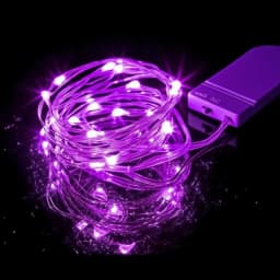 LED Lights Battery Operated Fairy String Lights Waterproof Silver Wire Firefly Starry Lights  Xmas Christmas Decor