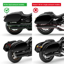Saddlebag Side Bag For Harley Softail Low Rider S FXLRS 2018-2020 Low Rider ST FXLRST 2022-2024 Sport Glide Fat Boy Breakout