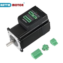 『EU Free Ship』Nema23 Servo Stepper Motor 2N.m Closed Loop Integrated Digital Hybrid 200KHZ 6A DC24V-48V Closed Loop Driver