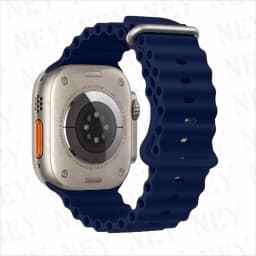Ocean Band for Apple Watch Ultra 2 49mm 44mm 45mm 42mm 38/40/41mm silicone bracelet correa iwatch series 9 8 7 se 6 5 4 3 strap