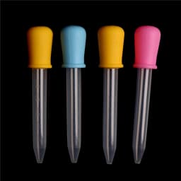 2pc 5ml Small Silicone Plastic Feeding Medicine Liquid Eye Pipette Dropper For Silicone Mold UV Epoxy Resin Craft Jewelry Making