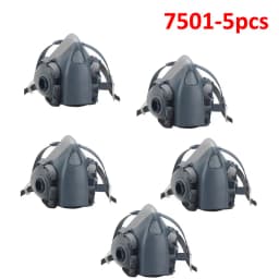 Reusable Respirator Half Facepiece 7503 7502 7501 NIOSH Cool Flow Valve For Chemical Handling Painting